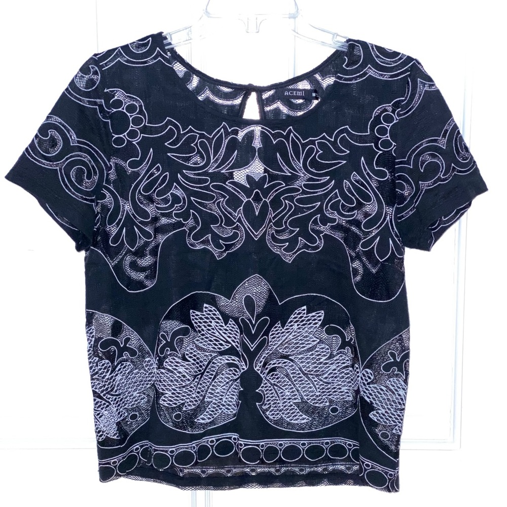 Sheer blouse